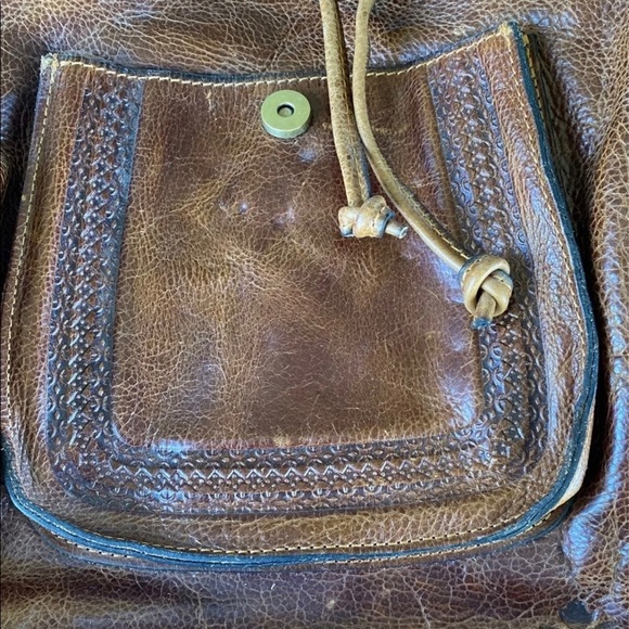 Patricia Nash leather backpack purse - Picture 3 of 4